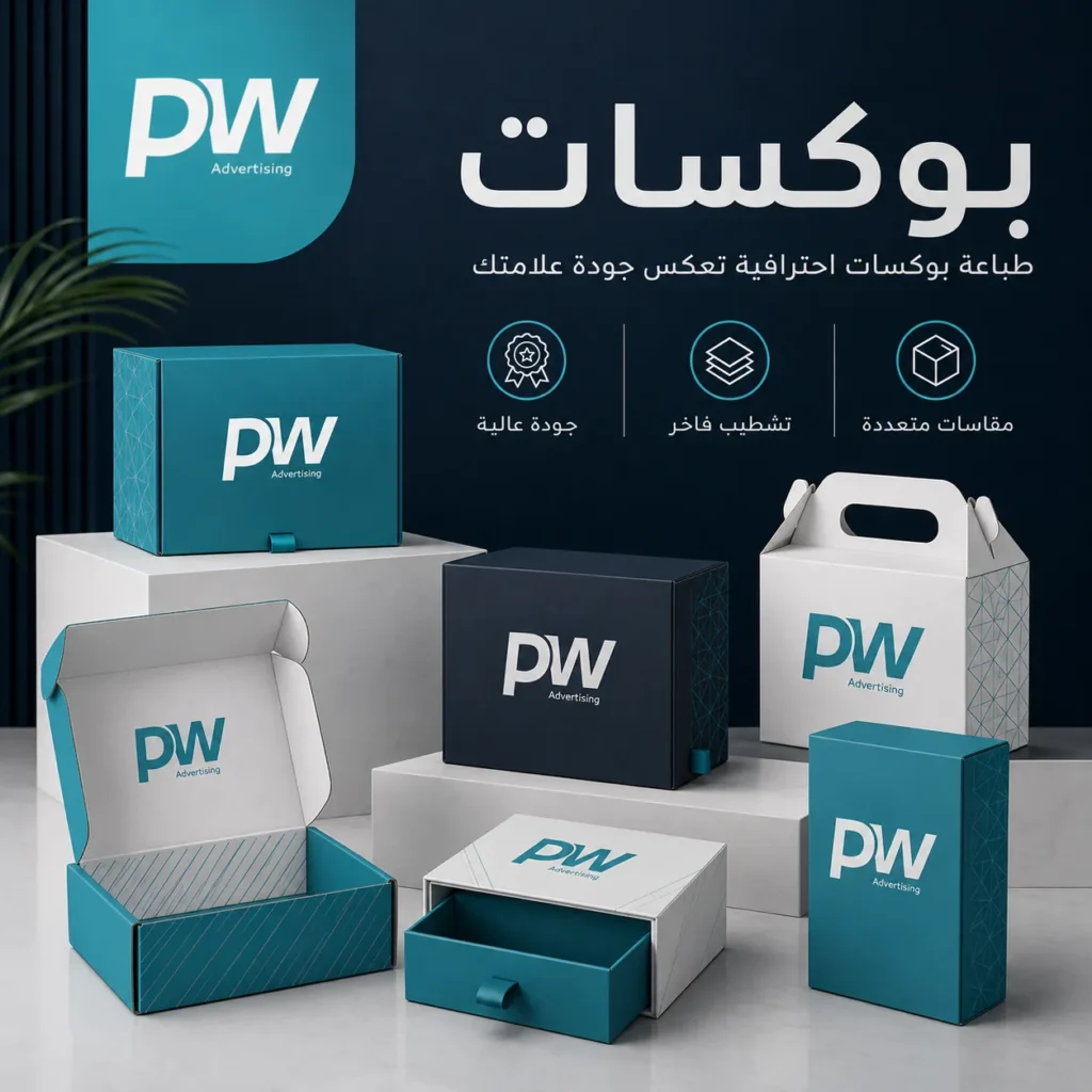 تصميم وطباعة بوكسات